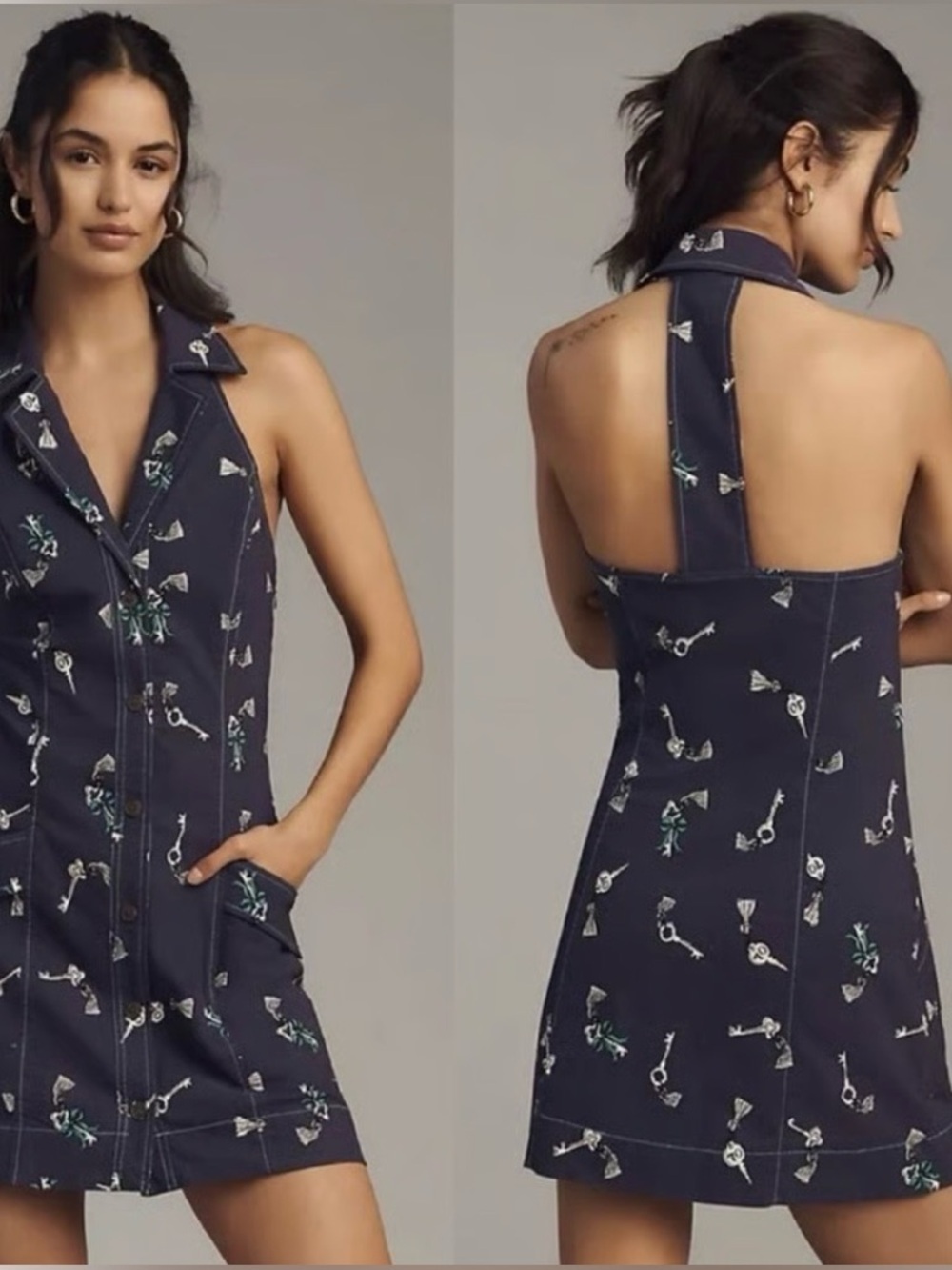 NWT The Amelia Collared Mini Dress by Maeve | Anthropologie